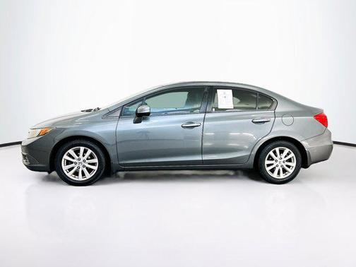 Gray 2012 Honda Civic EX-L
