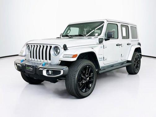 Silver Zynith Clearcoat 2023 Jeep Wrangler 4xe Sahara