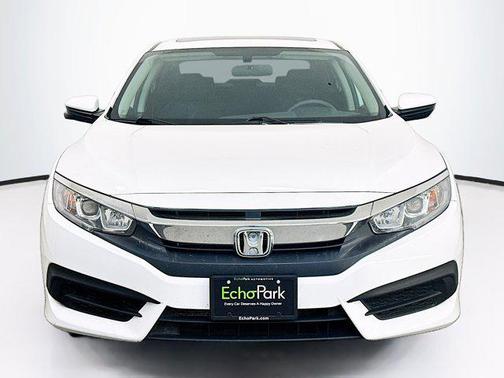 White 2017 Honda Civic EX