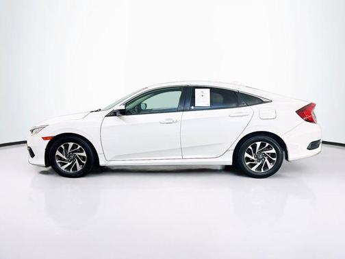 White 2017 Honda Civic EX