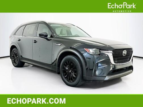 Jet Black Mica 2025 Mazda CX-90 PHEV Preferred