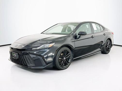 Midnight Black Metallic 2025 Toyota Camry SE