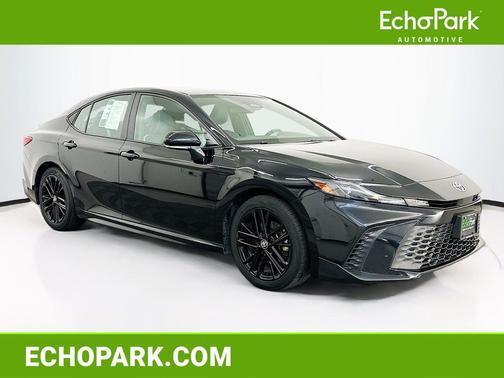 Midnight Black Metallic 2025 Toyota Camry SE