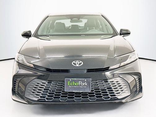 Midnight Black Metallic 2025 Toyota Camry SE
