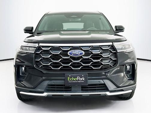 Agate Black Metallic 2025 Ford Explorer Platinum