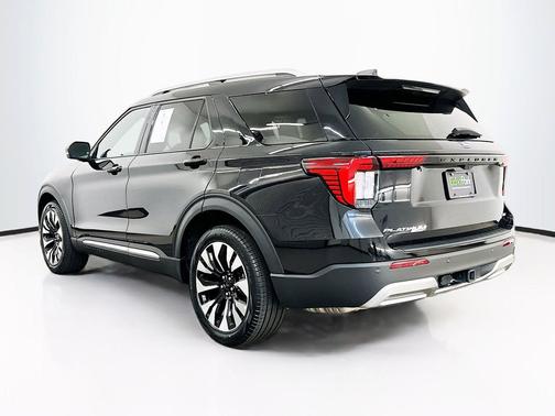 Agate Black Metallic 2025 Ford Explorer Platinum
