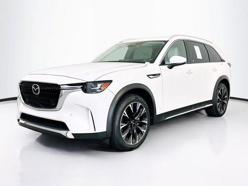Rhodium White Premium 2024 Mazda CX-90 PHEV Premium Plus