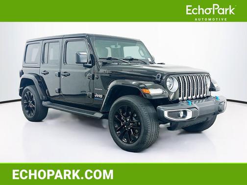 Black Clearcoat 2023 Jeep Wrangler 4xe Sahara