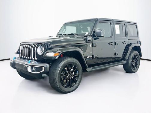 Black Clearcoat 2023 Jeep Wrangler 4xe Sahara
