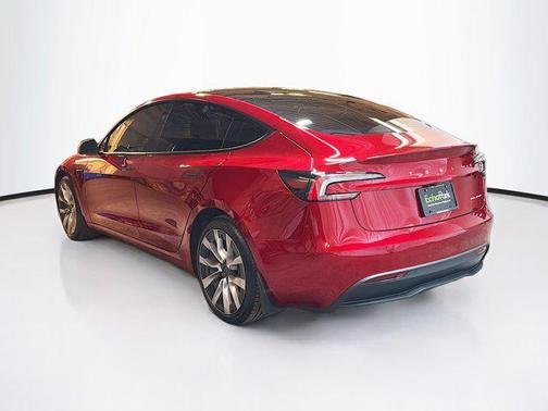 Ultra Red 2025 Tesla Model 3 Long Range