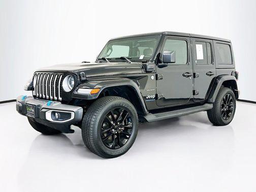 Black Clearcoat 2023 Jeep Wrangler 4xe Sahara