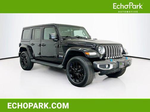 Black Clearcoat 2023 Jeep Wrangler 4xe Sahara