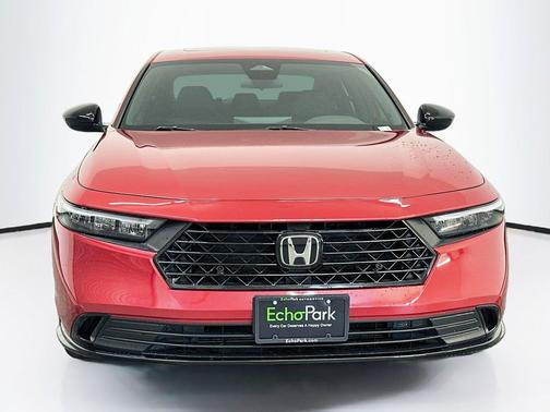 Radiant Red Metallic 2024 Honda Accord Hybrid Sport-L