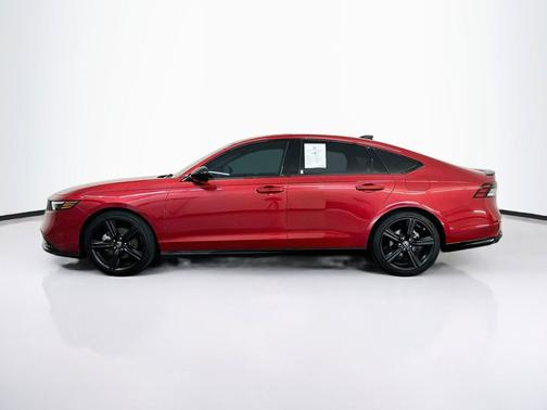 Radiant Red Metallic 2024 Honda Accord Hybrid Sport-L