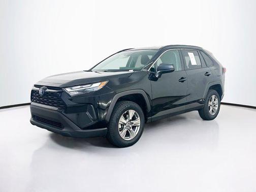 Midnight Black Metallic 2024 Toyota RAV4 Hybrid LE