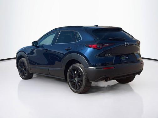 Deep Crystal Blue Mica 2025 Mazda CX-30 2.5 Turbo Premium Package