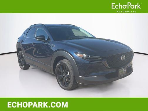Deep Crystal Blue Mica 2025 Mazda CX-30 2.5 Turbo Premium Package