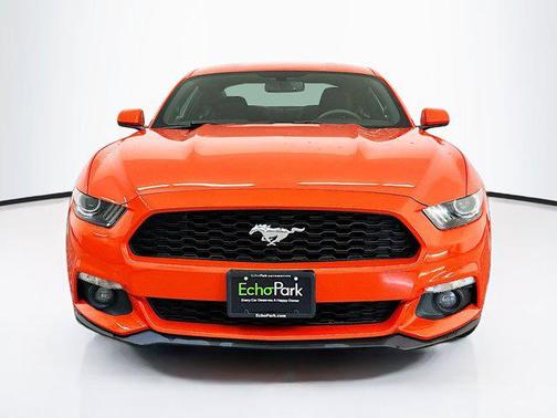 Black 2015 Ford Mustang EcoBoost