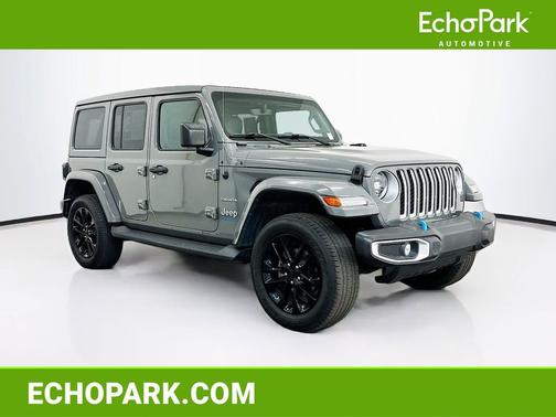 Sting-Gray Clearcoat 2023 Jeep Wrangler 4xe Sahara