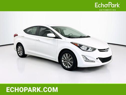 Pearl White 2014 Hyundai ELANTRA SE