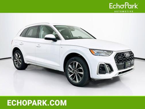 Glacier White Metallic 2022 Audi Q5 45 S line Premium Plus