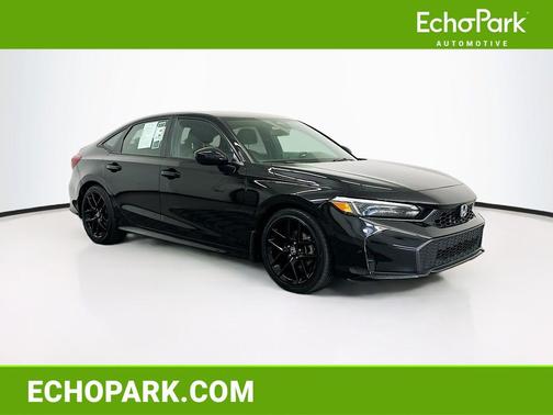 Crystal Black Pearl 2025 Honda Civic Sport