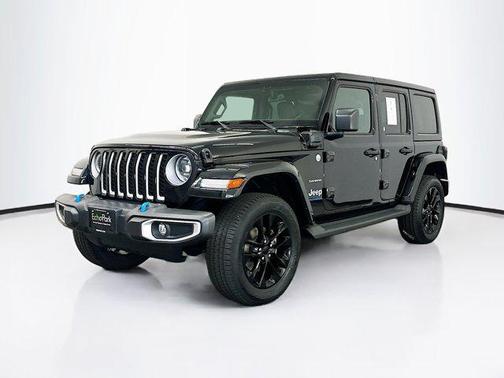 Black Clearcoat 2023 Jeep Wrangler 4xe Sahara