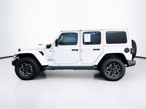 Bright White Clearcoat 2021 Jeep Wrangler Unlimited 4xe Sahara