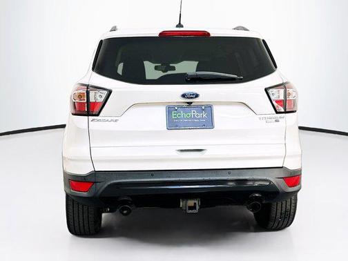 White Platinum Metallic Tri-Coat 2017 Ford Escape Titanium