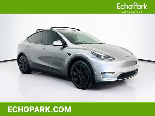Stealth Grey 2025 Tesla Model Y Long Range Dual Motor All-Wheel Drive