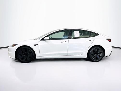 Pearl White Multi-Coat 2025 Tesla Model 3 Long Range