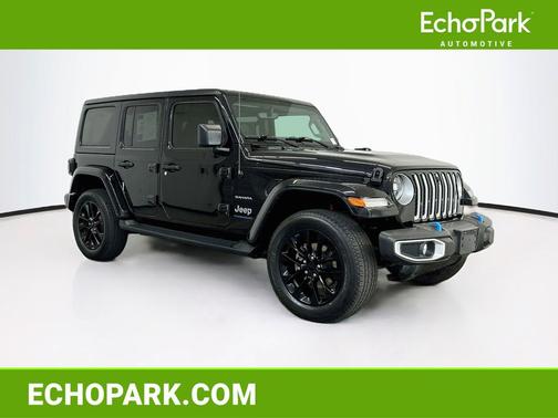 Black Clearcoat 2023 Jeep Wrangler 4xe Sahara