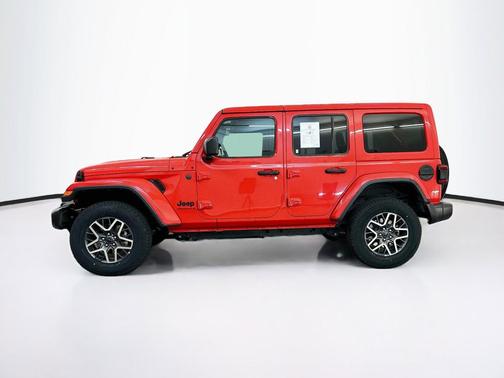 Firecracker Red Clearcoat 2025 Jeep Wrangler 4-Door Sahara 4x4