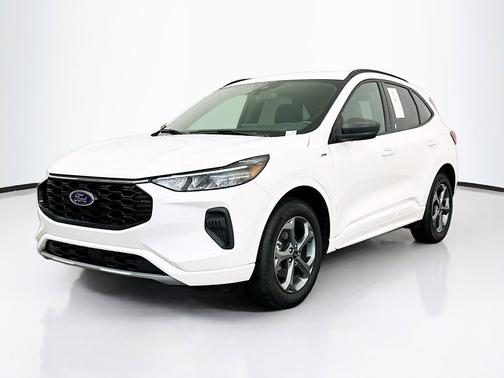 Star White Metallic Tri-Coat 2024 Ford Escape ST-Line