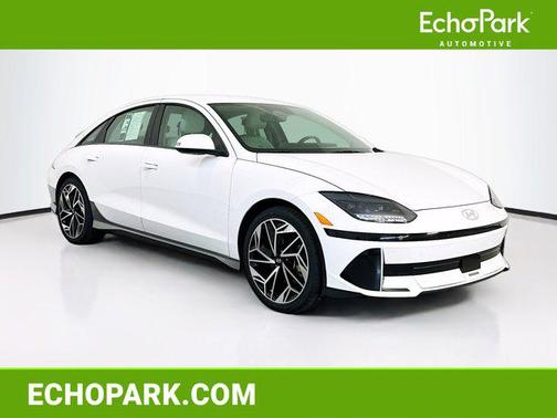 Serenity White 2023 Hyundai IONIQ 6 SEL