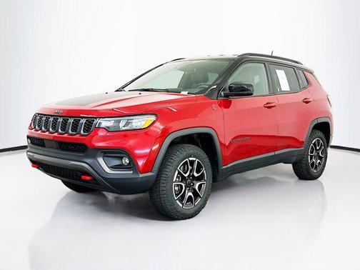 Red Hot Pearlcoat 2025 Jeep Compass Trailhawk