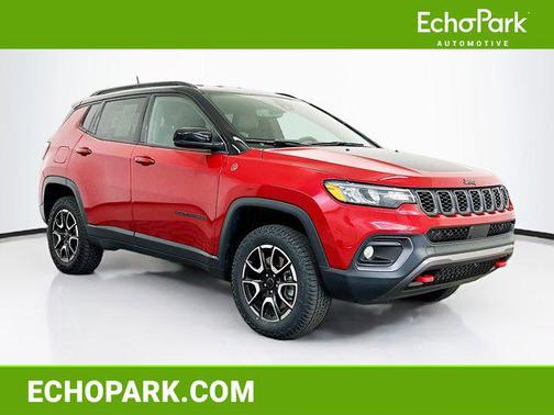 Red Hot Pearlcoat 2025 Jeep Compass Trailhawk
