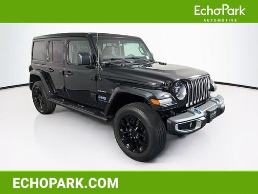 Black Clearcoat 2023 Jeep Wrangler 4xe Sahara