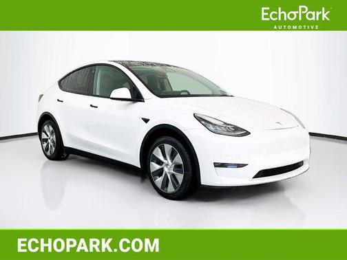 Pearl White Multi-Coat 2023 Tesla Model Y Long Range Dual Motor All-Wheel Drive