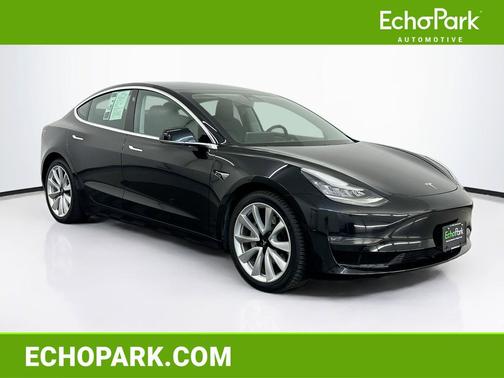 Solid Black 2020 Tesla Model 3 Long Range