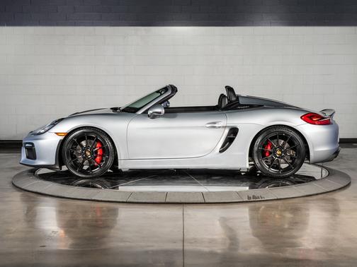 Rhodium Silver Metallic 2016 Porsche Boxster Spyder
