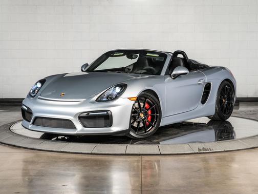 Rhodium Silver Metallic 2016 Porsche Boxster Spyder
