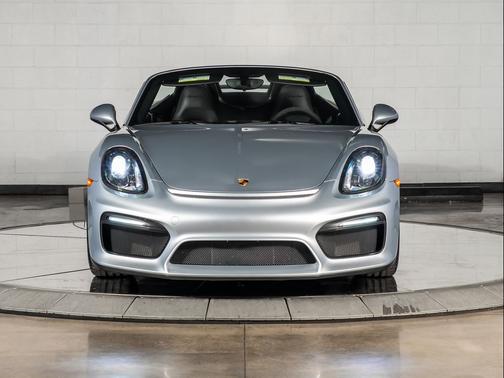 Rhodium Silver Metallic 2016 Porsche Boxster Spyder