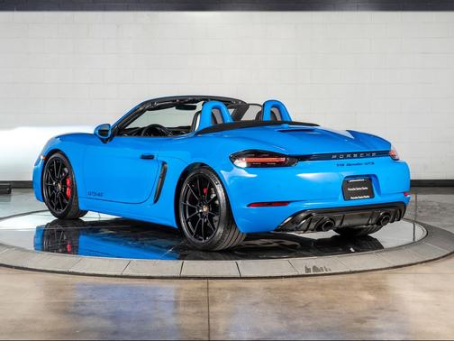 Shark Blue 2025 Porsche 718 Boxster GTS 4.0
