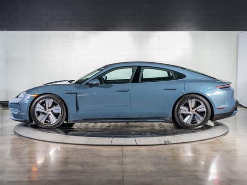 Pale Blue Metallic 2025 Porsche Taycan Base