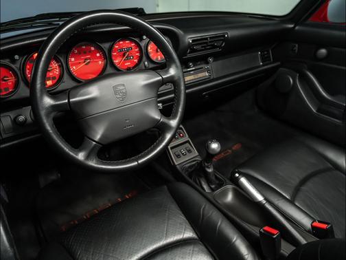 Red 1997 Porsche 911 S