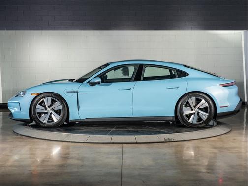 Frozen Blue Metallic 2026 Porsche Taycan 4
