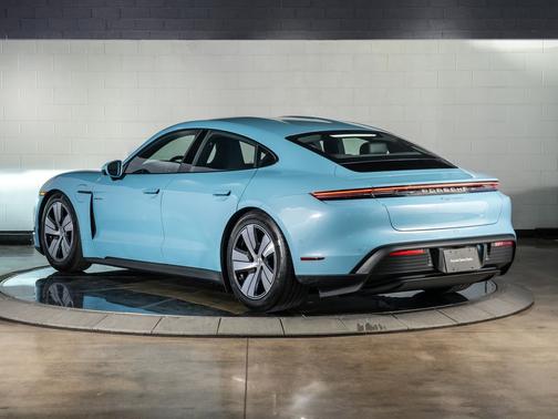 Frozen Blue Metallic 2026 Porsche Taycan 4