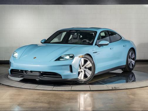 Frozen Blue Metallic 2026 Porsche Taycan 4