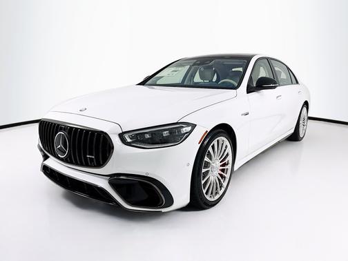 MANUFAKTUR Moonlight White Metallic 2026 Mercedes-Benz S-Class S 63 E AMG®